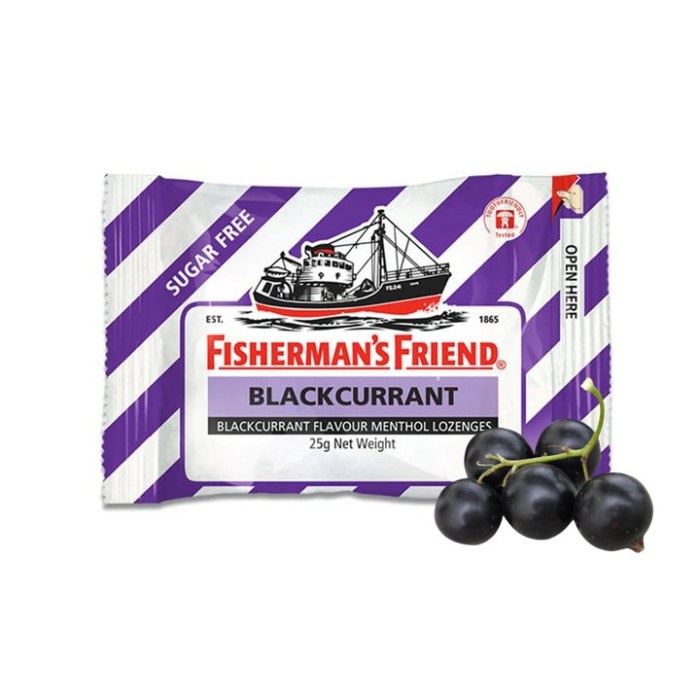 

Fishermans Sugar Free Blackurrant 25Gr