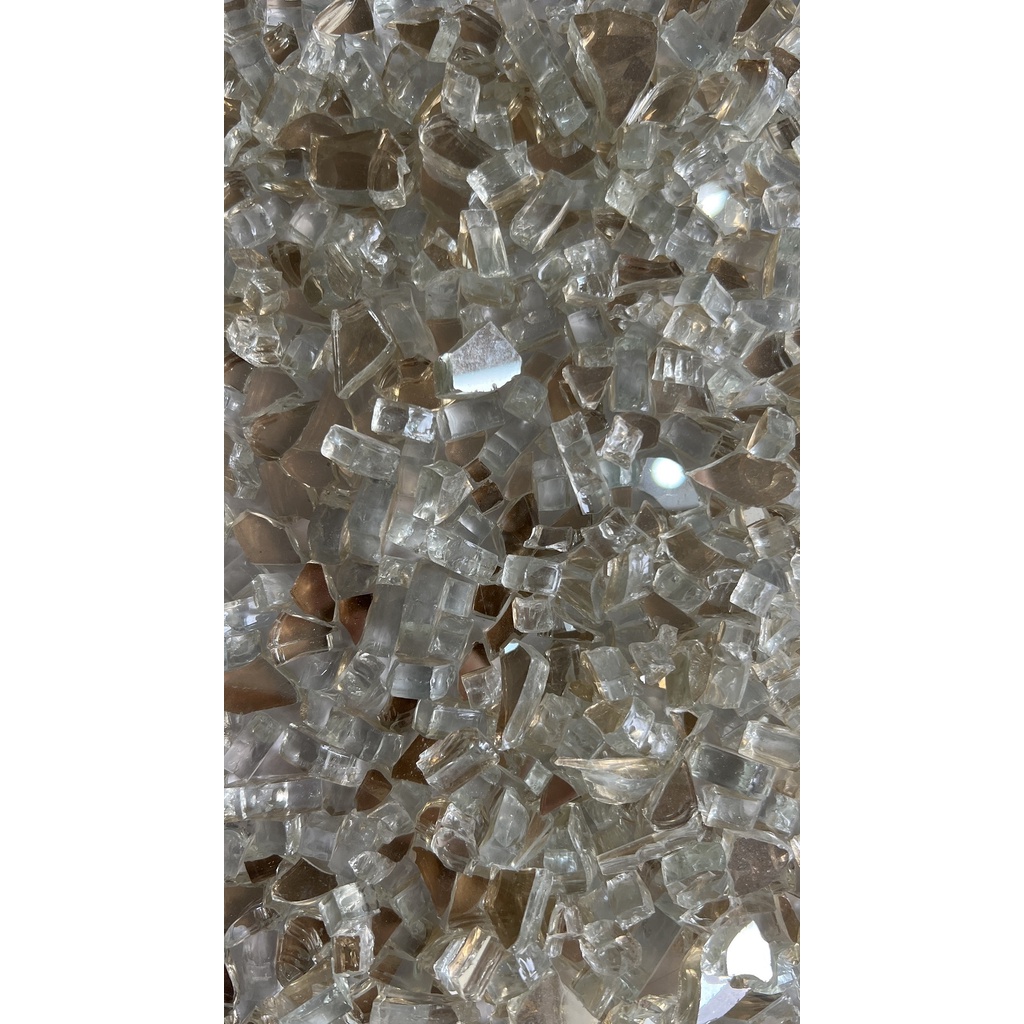 Crystal Stone CHAMPAGNE Batu Kristal 20cc Murah Berkualitas Bagus Pecahan Batu Kaca Mirror Crystal Chips Hiasan Resin Padat Padatan DIY Craft glass shards nuggets fairy chips mica flakes geode quartz brazil healing crushed Grosir Prakarya Malang