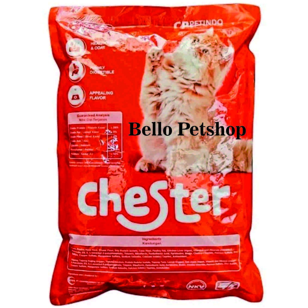 Jual Chester cat food 1 kg / Makanan kucing CHESTER 1 kg / CHESTER CAT