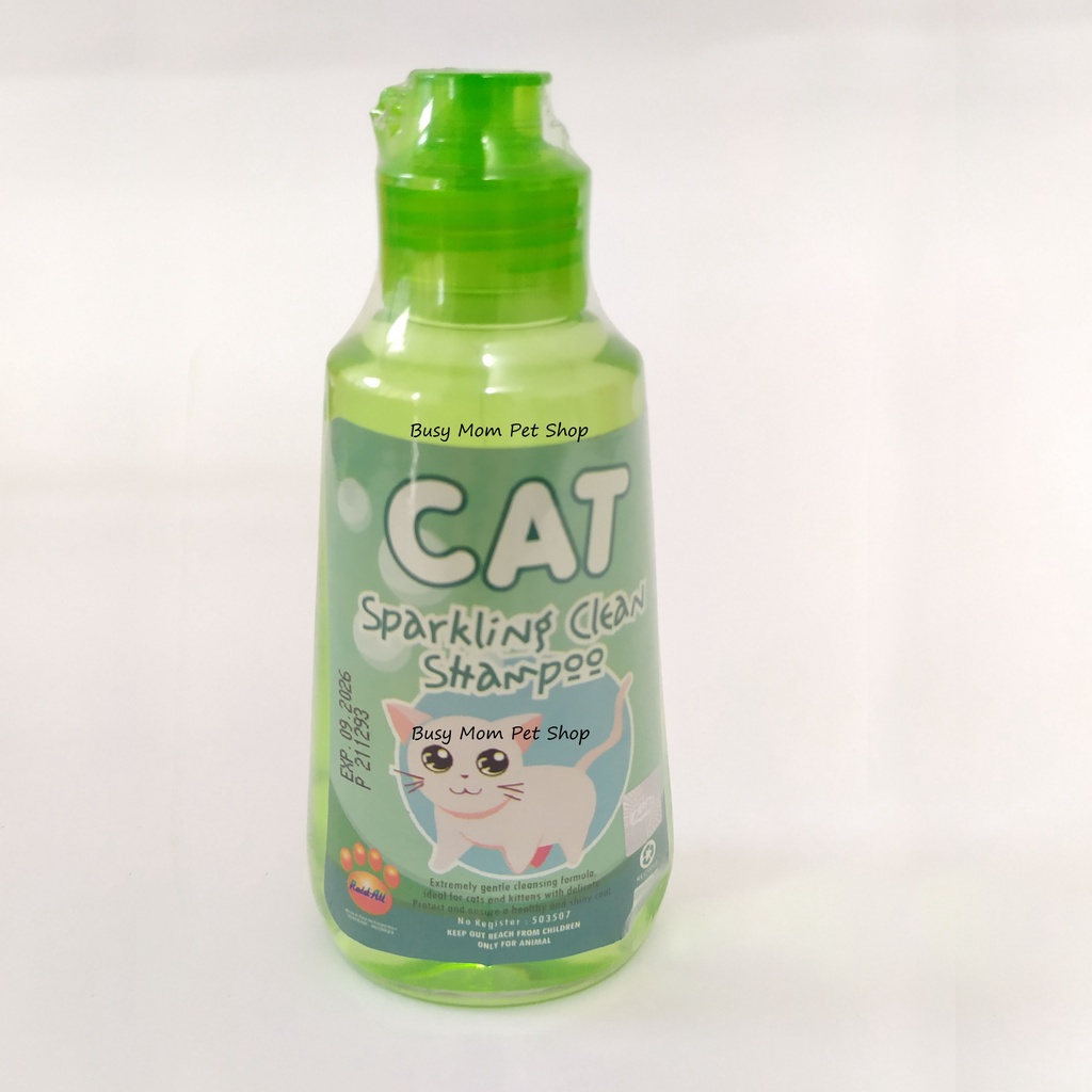 Sparkling Clean Cat Shampoo Kucing Wangi Parfum Shampo 2 in 1 dengan Kondisioner 150ml 150 ml