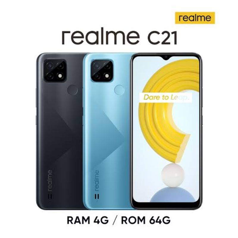 Realme C21 ram 3/32 dan ram 4/64 garansi resmi realme indonesia