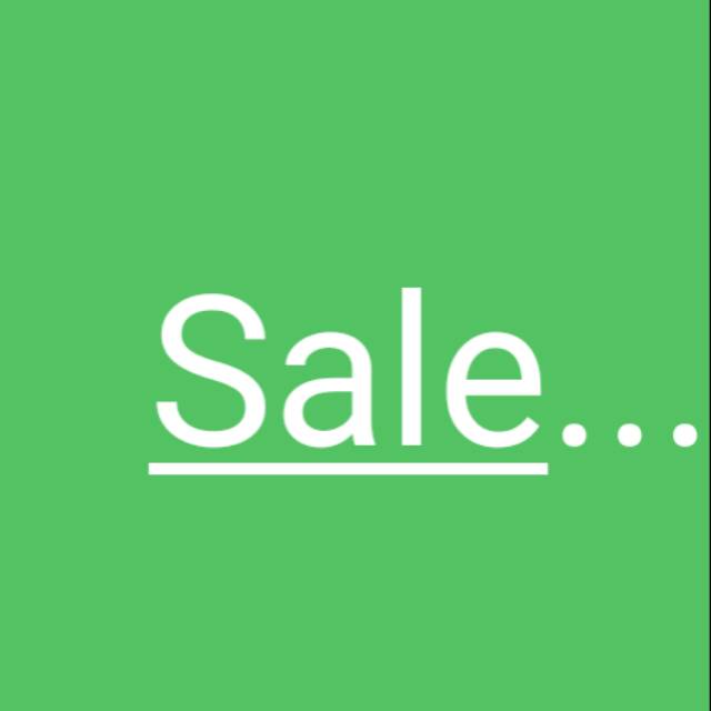 Barang sale... Cuci lemari....