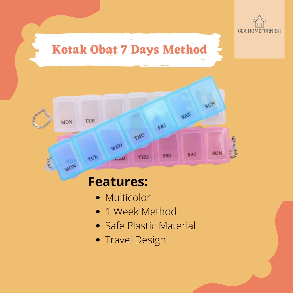

Kotak Obat Harian 1 Minggu Travel Design
