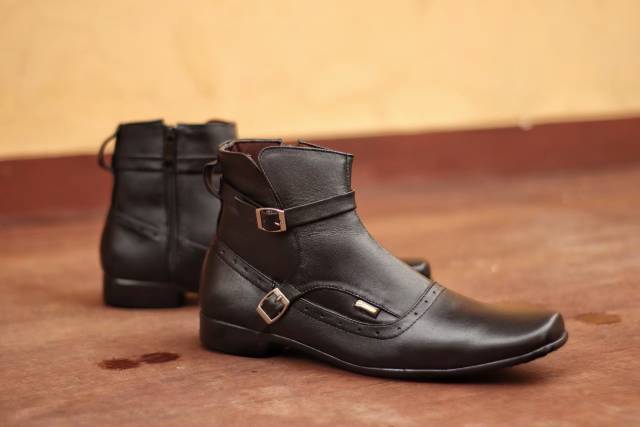 FULL LEATHER SepAtu ForMal PriA PanTofeL Pria KuliT AsLi OrigiNaL PacUaN  BikErS RiDer aLA pacuann