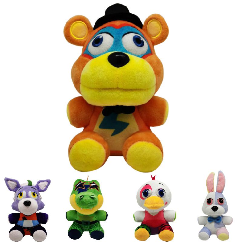 5Styles FNAF Breach Plush Toys Five Nights At Freddy's Security Stuffed Animal Foxy Doll