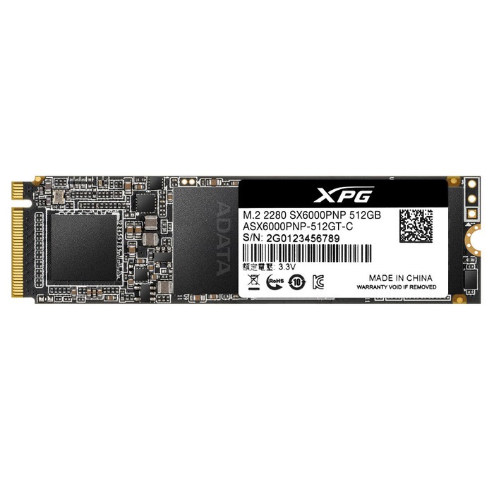 SSD ADATA SX6000 Pro 512GB XPG M.2 NVMe PCIe Gen 3x4 SSD NVME M.2 2280