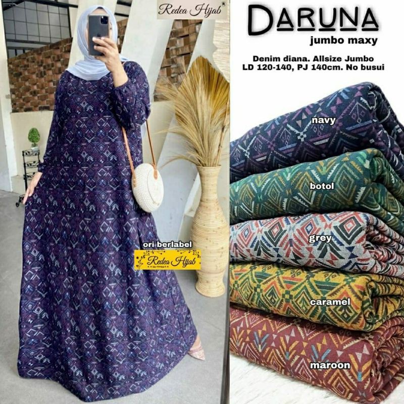 Daruna Jumbo Maxy,maxi dress, dress muslim, long dress, dress jumbo, gamis, gamis jumbo, fashion