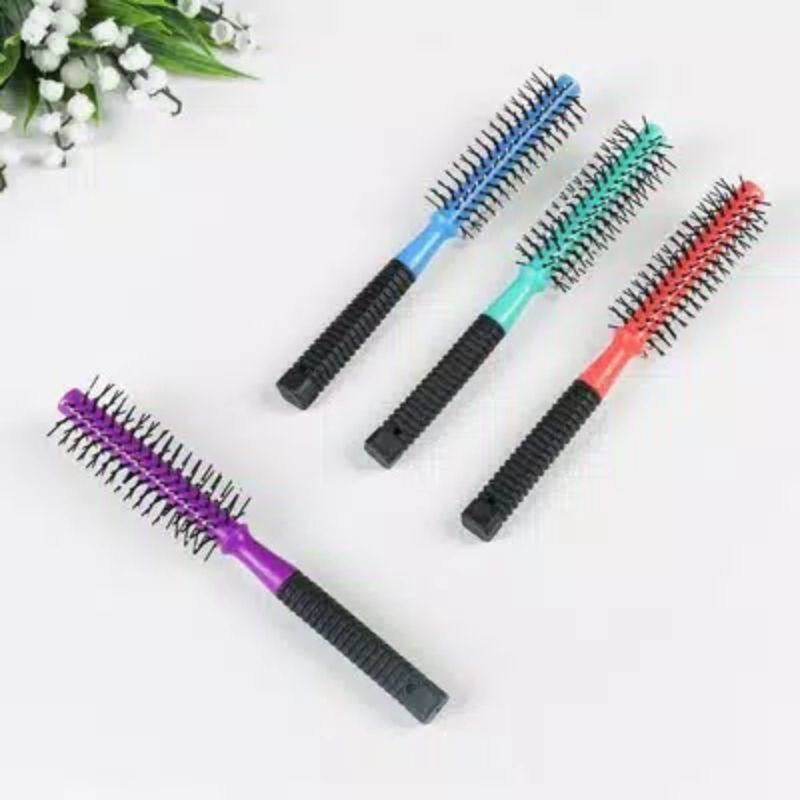 Sisir Rambut Gulung Bintik Warna / Sisir Blow / Sisir Roll / Sisir Gulung Murah