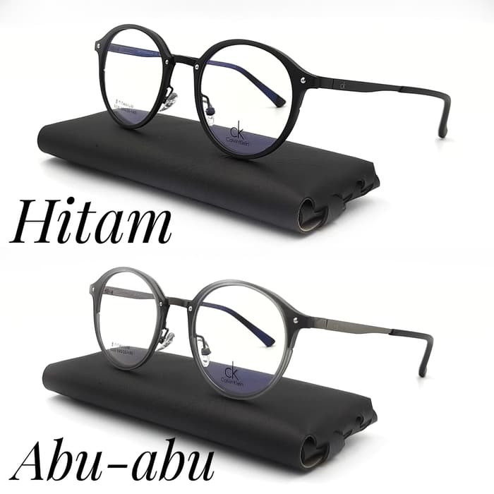 Paket Lensa Minus - Frame Kacamata CK Rounded
