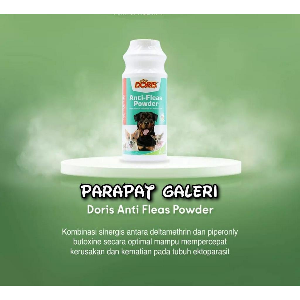 Bedak Doris Anti Fleas Untuk Anjing &amp; Kucing ( Bedak Kutu &amp; Gatal )