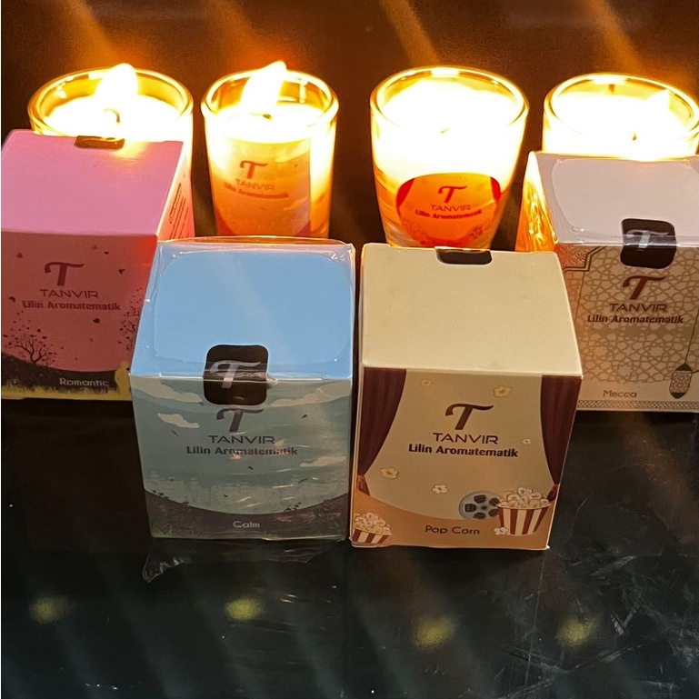 LILIN POP CORN TANVIR AROMATHERAPY TEMATIK RUANGAN SEGAR 60 GR SCENTED CANDLE POPCORN BIOSKOP