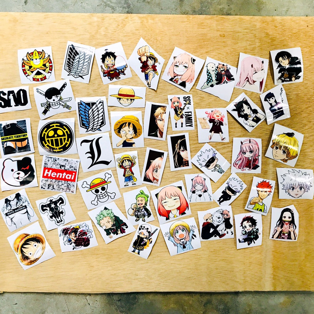 STIKER ANIME CUTTING LASER