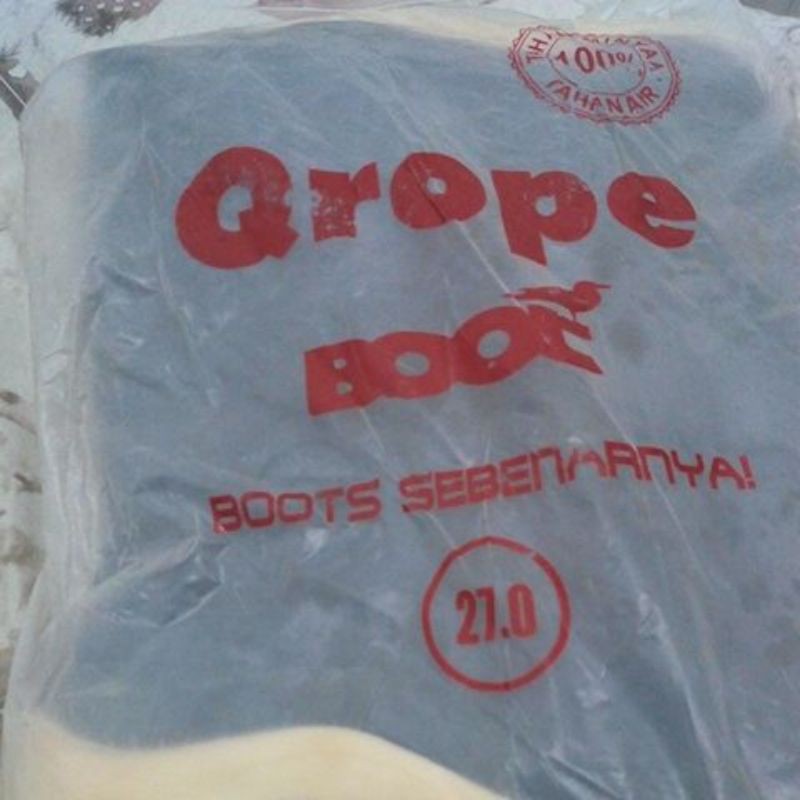 Qrope Boots ukuran 27