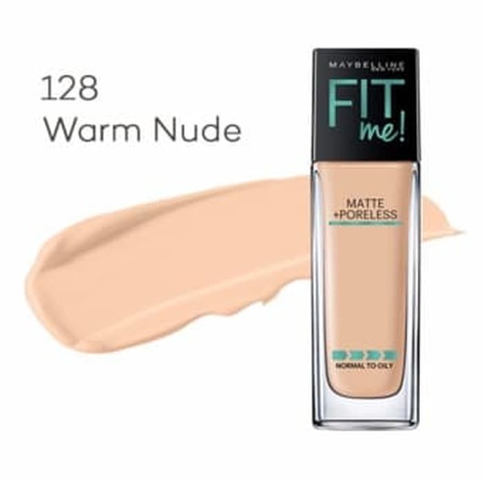 Maybelline Fit Me Matte + Poreless Foundation 128 Warm Nude