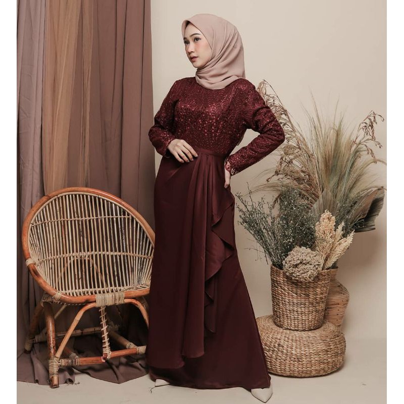 Dress Pesta Muslim Luxury Formal