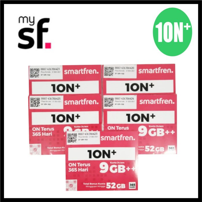 Kartu Perdana Smartfren 1ON+ (ion plus) 9GB