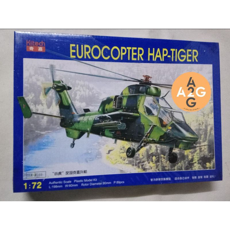 Model kit kitech 1/72 Eurocopter HAP TIGER