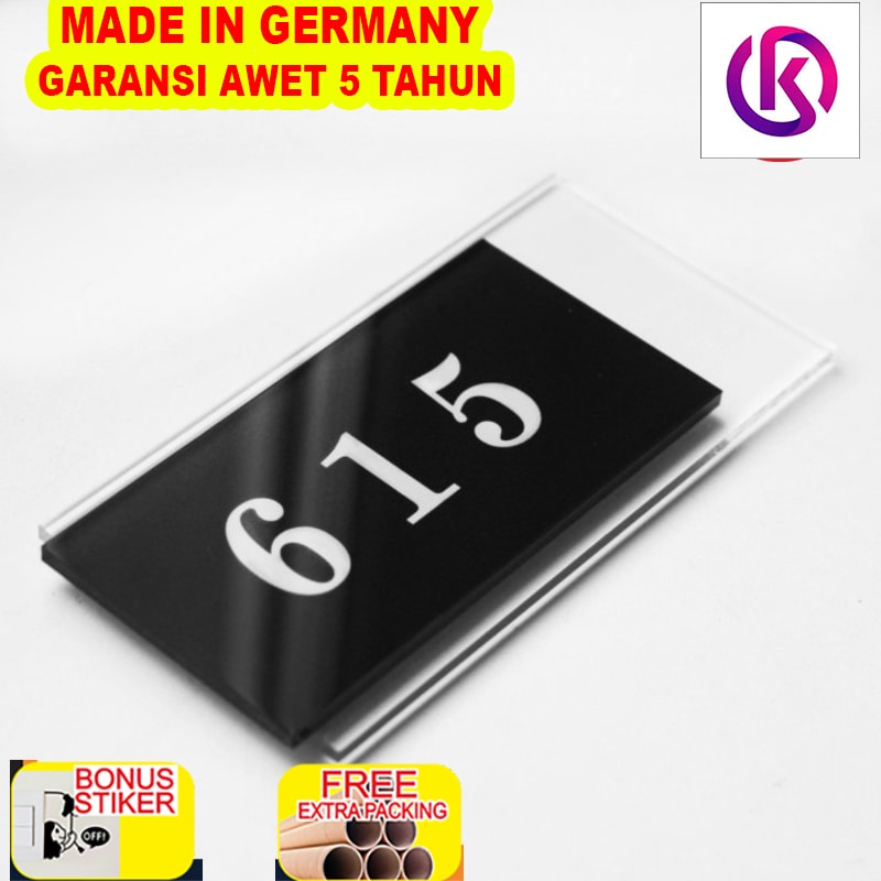 

Murah CUSTOM NOMOR KAMAR 2 LAYER UV PRINT AKRILIK ACRYLIC ROOM NUMBER