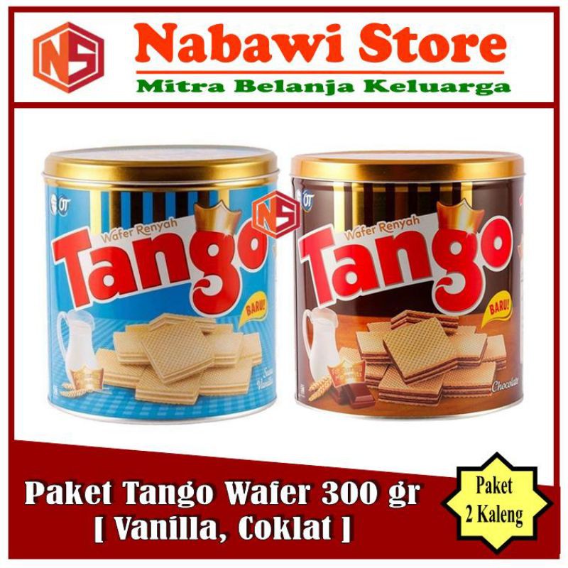 

Nabawi Store. Paket Tango Wafer Kaleng Coklat Dan Vanilla 300gr. Paket 2 Pcs