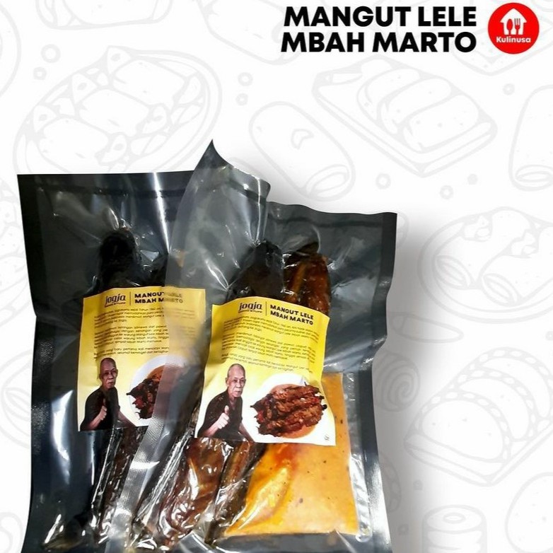 JUAL MAKANAN BEKU / FROZEN OLEH-OLEH JOGJA MANGUT LELE MBAH MARTO YOGYAKARTA ISI 3 PORSI