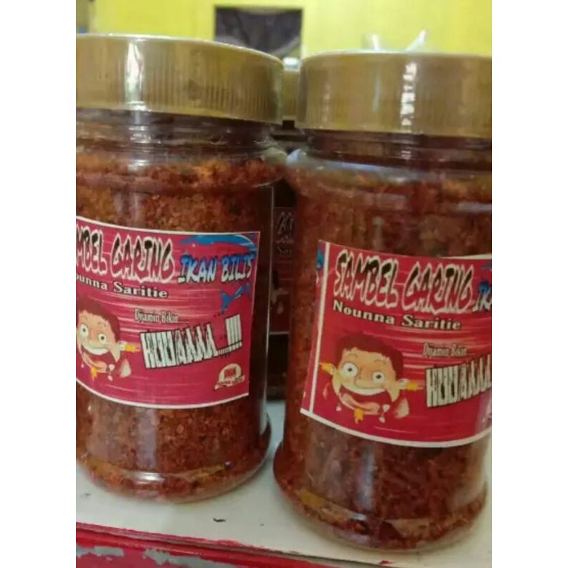 

Sambal Garing Nounna Saritie Rasa Ikan Peda & Ikan Bilis Kemasan Botol 150 Gram