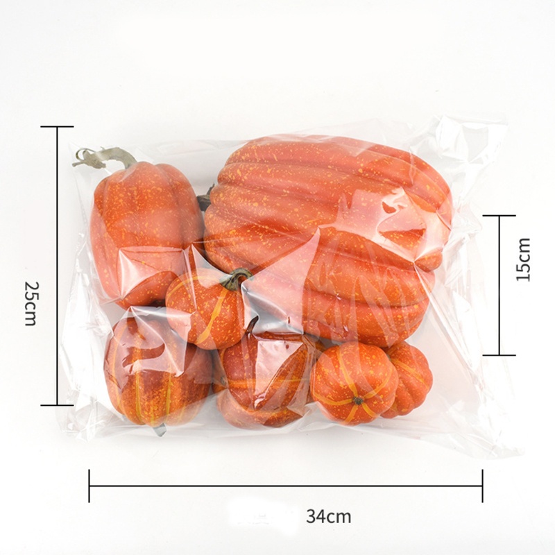 7pcs Labu Buatan Untuk Dekorasi Pesta Halloween Thanksgiving