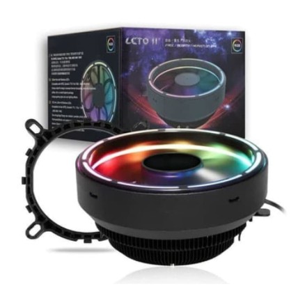 infinity leto ii cpu cooler 12cm rgb hsf for intel and amd siap tempur