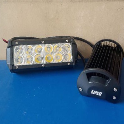 Lampu Tembak Sorot SIFCO 12 LED Kotak Putih