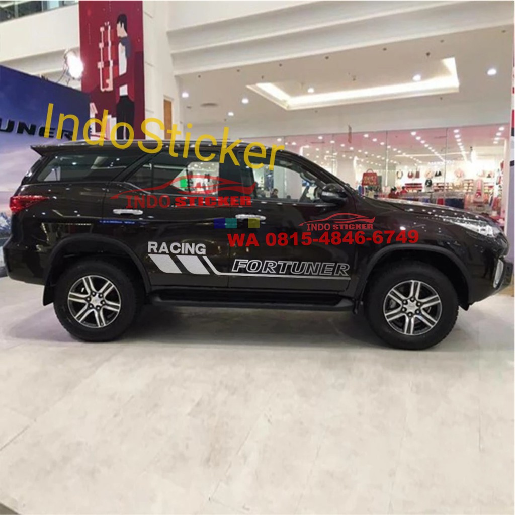 Stiker Sticker Mobil Fortuner Cutting Stiker Mobil Toyota Fortuner Pajero Shopee Indonesia