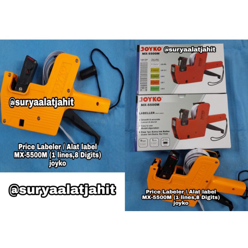 

Price Labeler MX-5500M Joyko (1lines-8digits) =rp.49.500/1set