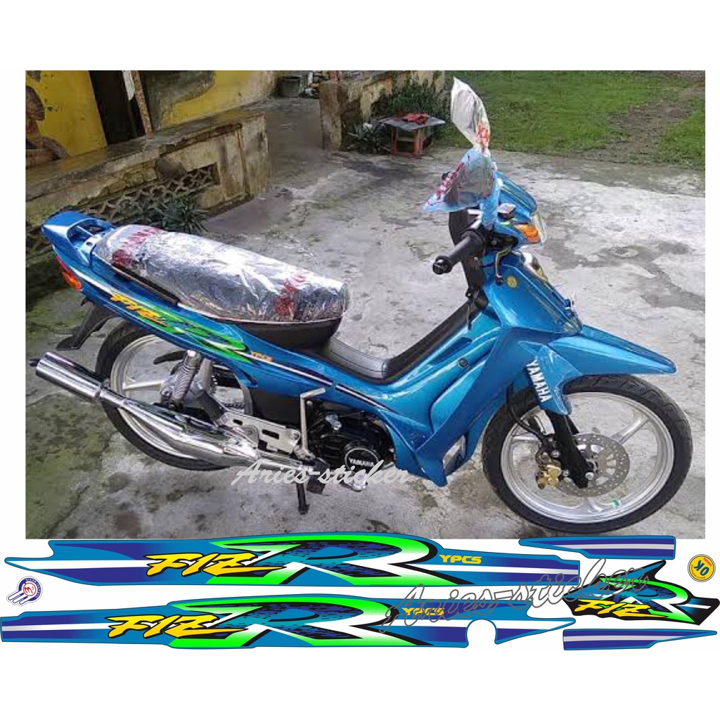 LIS STRIPING STIKER F1ZR FIZR BC3 BIRU COPPY ORIGINAL