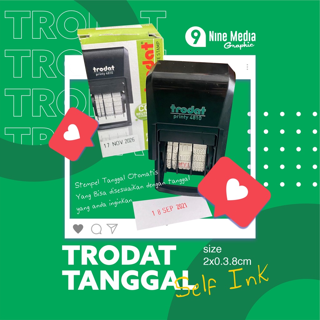 

STEMPEL TRODAT TANGGAL TYPE 4810