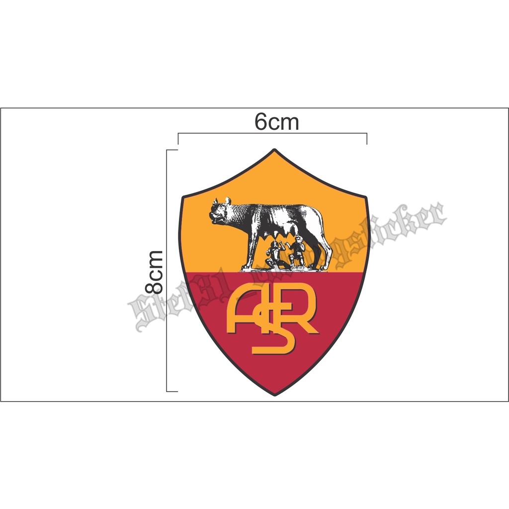sticker printing klub AS Roma