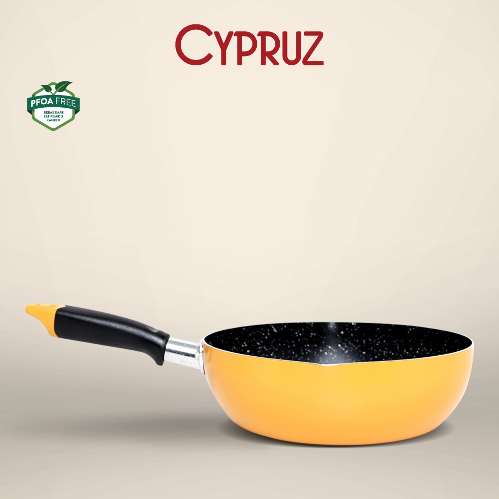 Cypruz Fry Wok Marble Color Series 22cm FP-0440