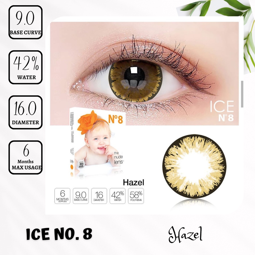 SOFTLENS ICE NO. 8 BABY DIA. 16 ( BIG EYES )