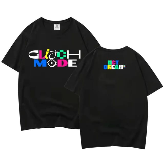 MYSTIQUE.ID-BAJU KAOS NC*T DREAM GLITCH MODE T-SHIRT LUCU DAN AESTHETIC