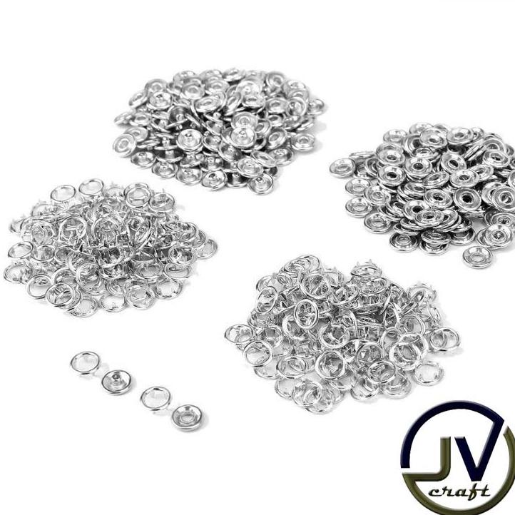 Kancing Jepret Kancing Snap Baby 9,5 Mm / 144 Set