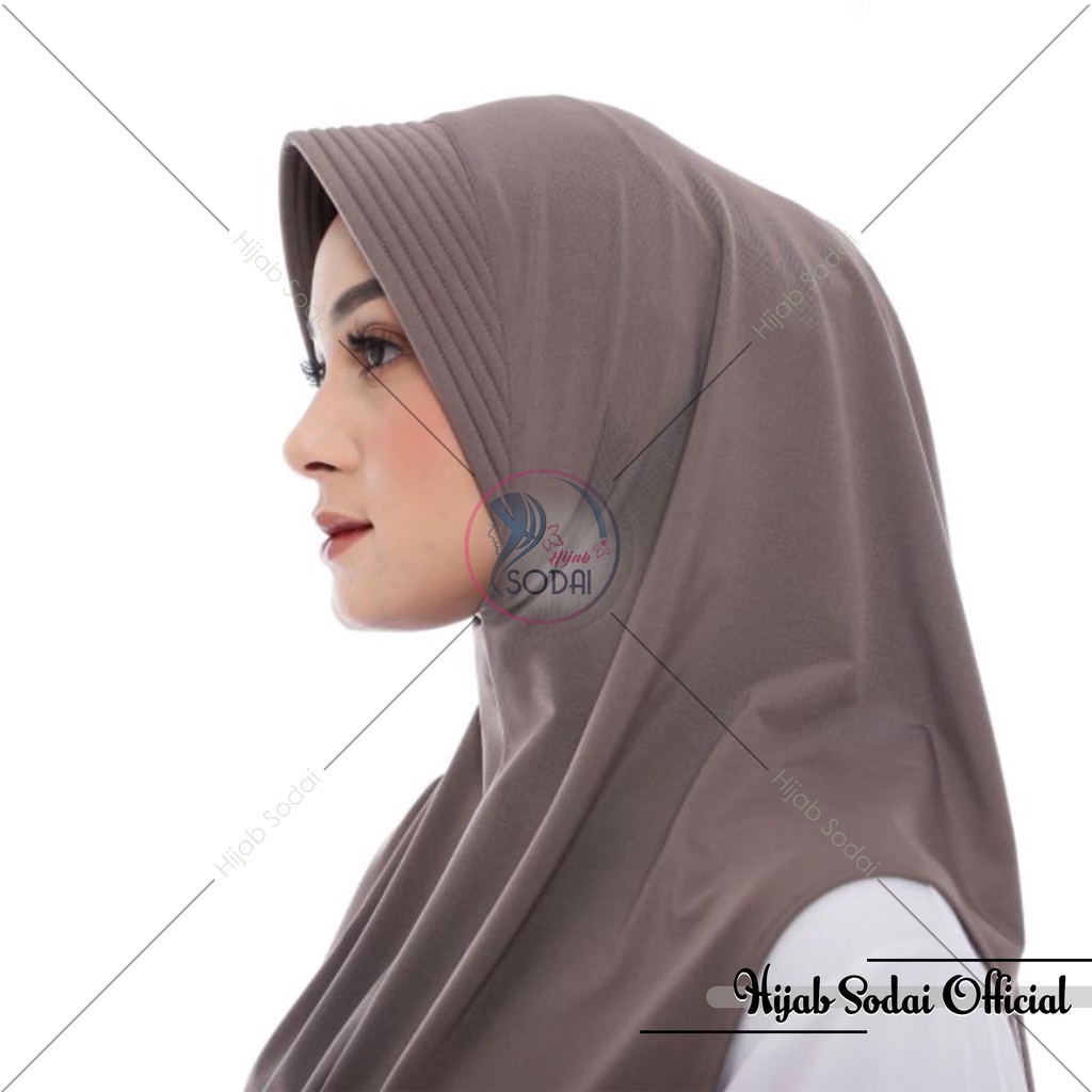 Jilbab Bergo Hamidah Jersey | Bergo Sport Jersey Premium-1