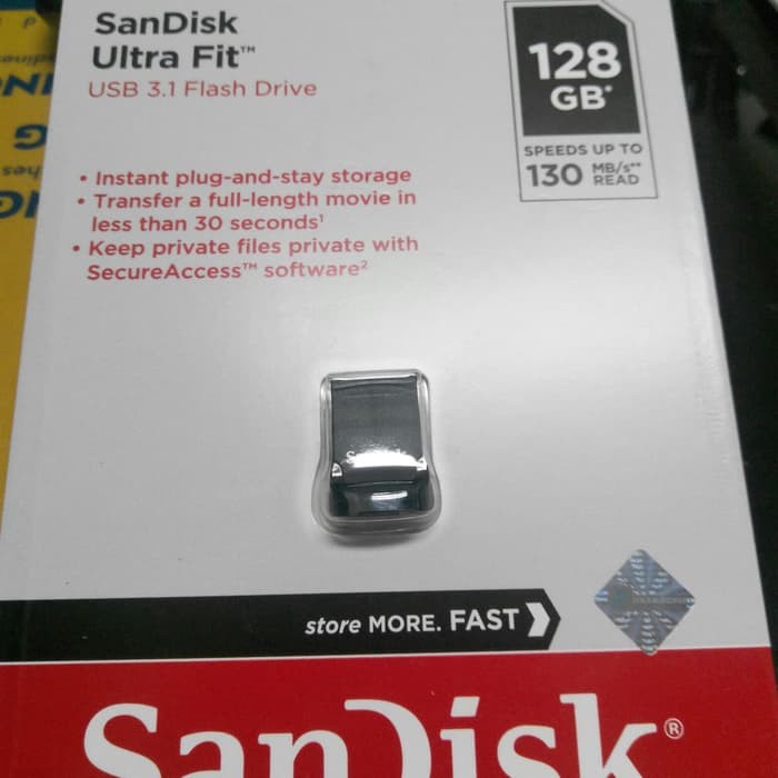 FD Sandisk Cruzer Ultra Fit CZ430 128GB USB 3.1 - Flashdisk 128 GB