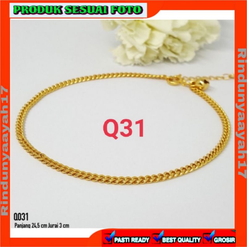 Gelang Kaki Xuping - Perhiasan Lapis Emas 18K