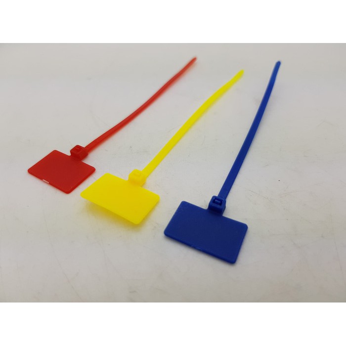 

Maker TIE 3 WARNA PANDA 10cmx3mm Pengikat Kabel label cable Ties
