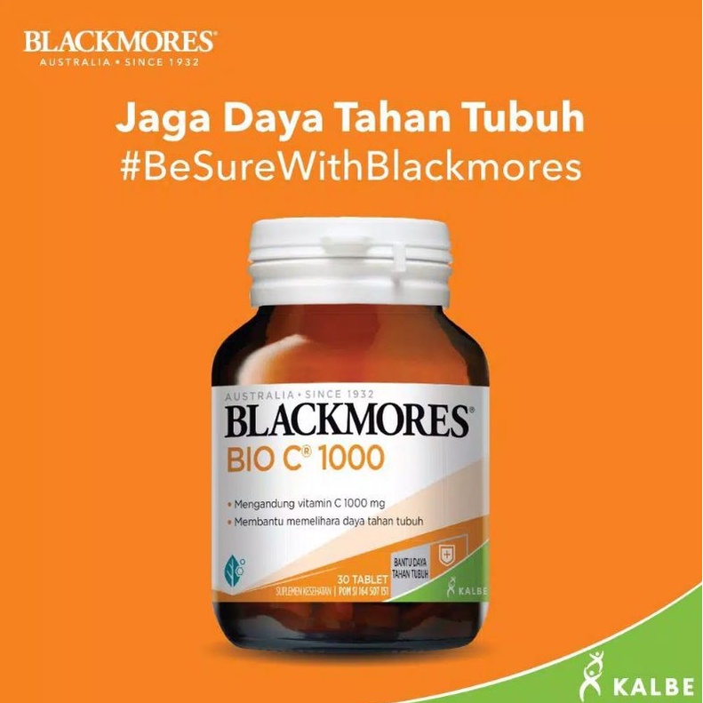 BLACKMORES BIO C 1000 MG ISI 30 TABLET - VITAMIN C IMUNE BOOSTER