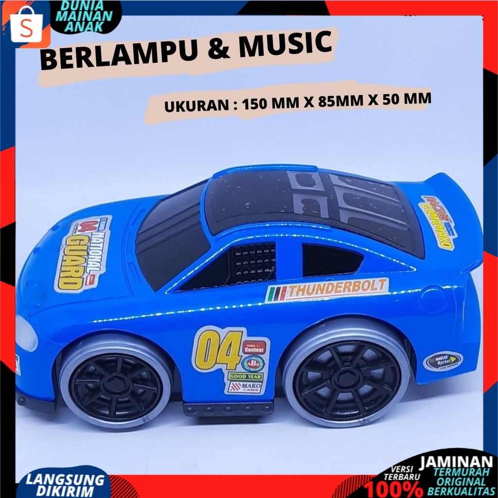 Mainan Anak Mobilan Baterai Cars Berlampu Bersuara Bump and go versi terbaru Kado Ulang Tahun