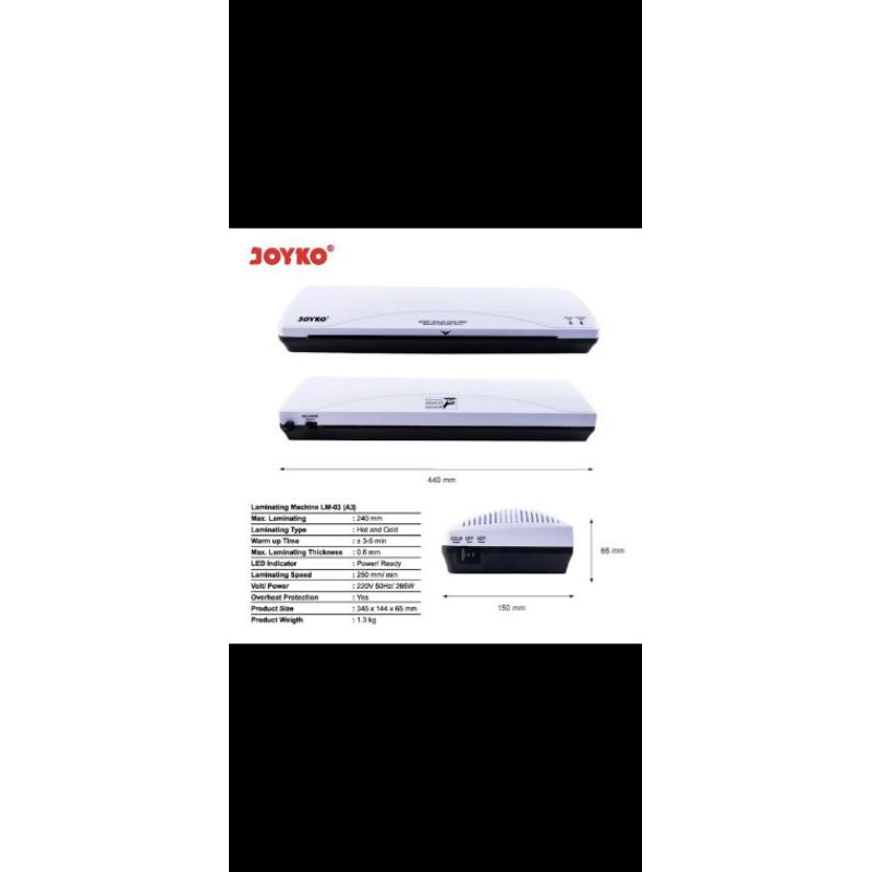 

Joyko A3 - Mesin Laminating
