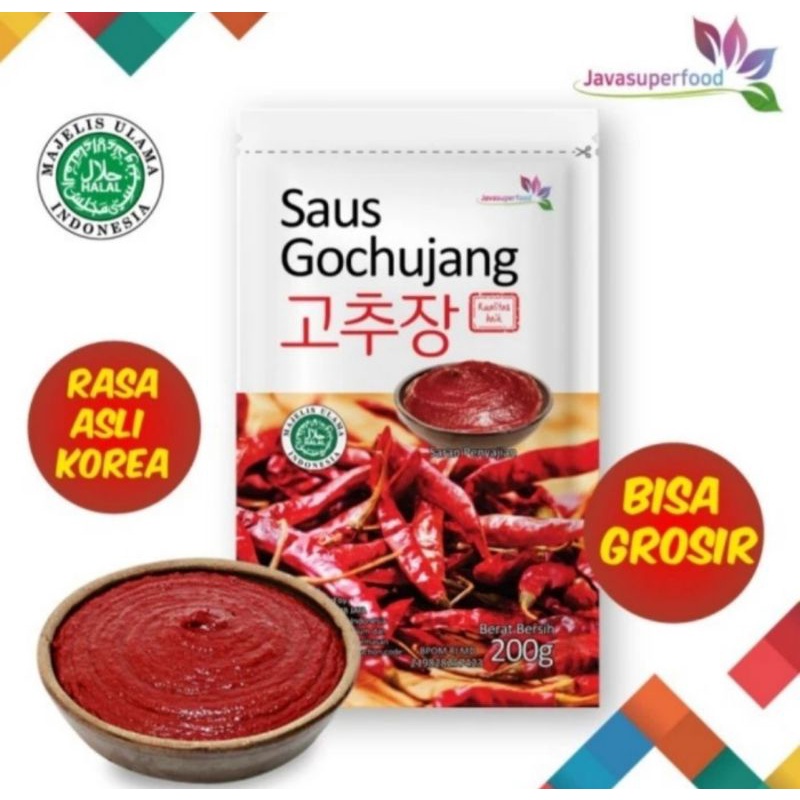 saus gochujang halal 200gr / korean hot pepper paste 200gr