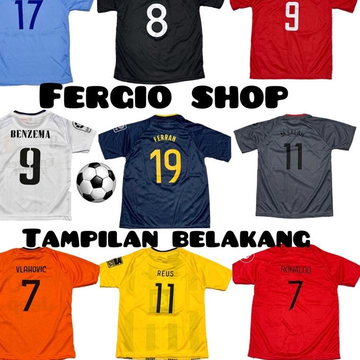 Siap Kirim.. Baju bola anak 14 thn/ baju bola anak remaja/ jersey bola anak tanggung/ setelan baju b
