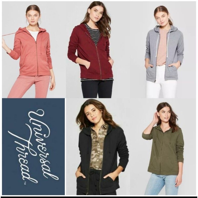 Jual Universal Thread zip up hoodie Unisex Shopee Indonesia