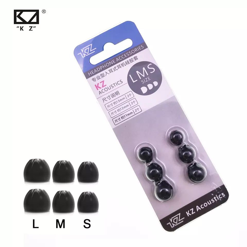 KZ Eartips Rubber Pack - 3 Size - Original