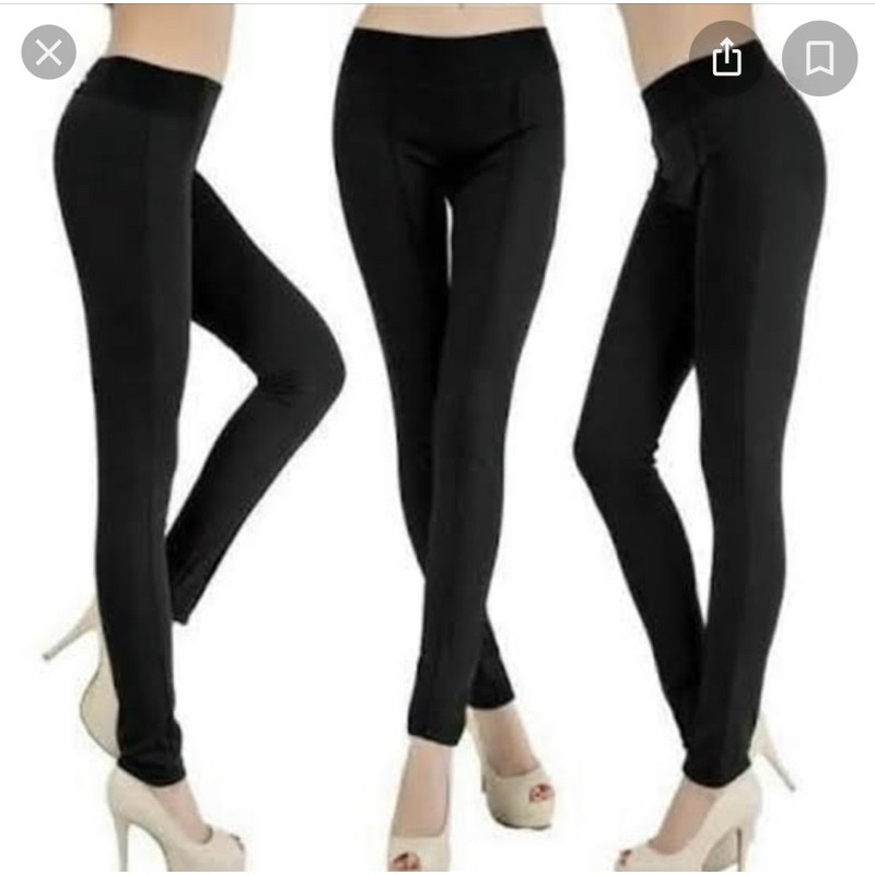 Legging Hitam Polos M L XL XXL XXXL XXXXL Jumbo