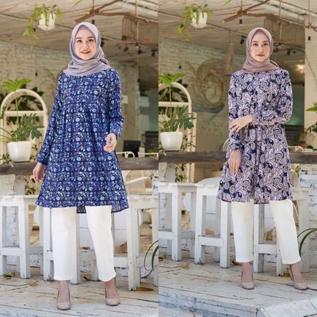 Mentawai Tunik by Heaven Lights Black & Navy @heaven_lights